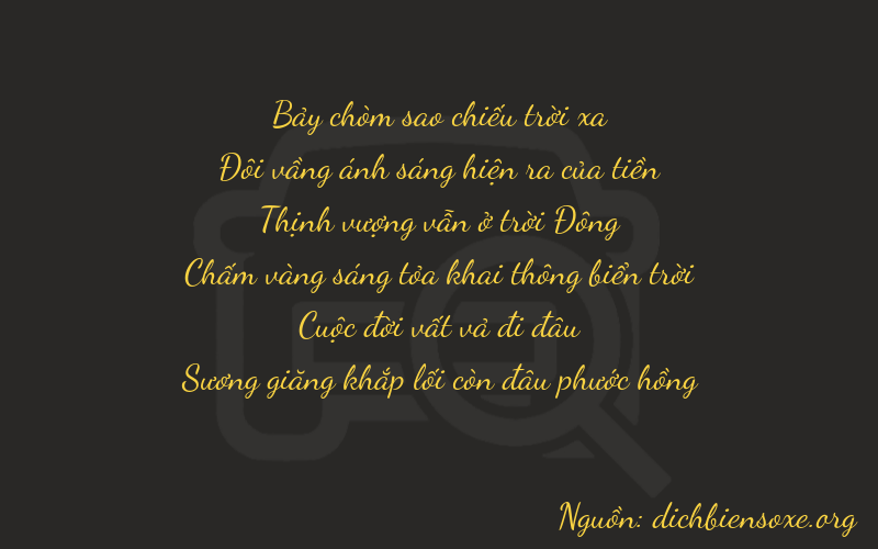 Thơ dịch biển số xe 72774