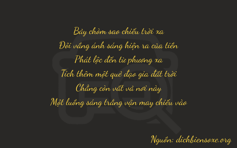 Thơ dịch biển số xe 72801