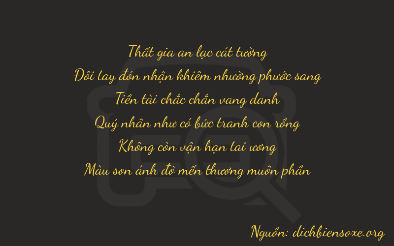 Thơ dịch biển số xe 72807