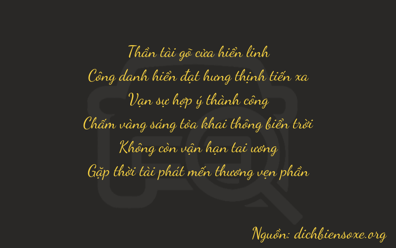 Thơ dịch biển số xe 72808