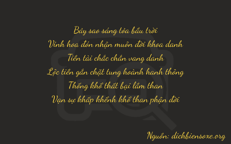 Thơ dịch biển số xe 72815