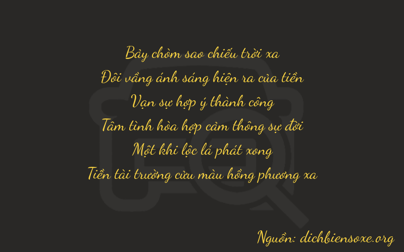 Thơ dịch biển số xe 72819