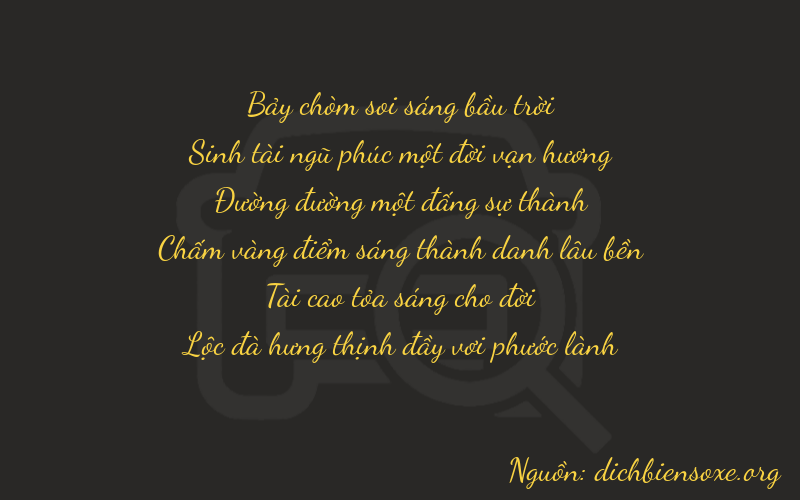 Thơ dịch biển số xe 75136