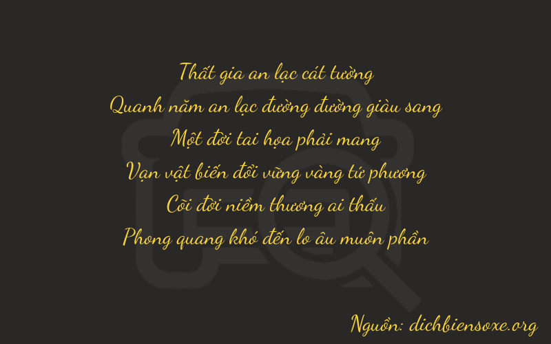 Thơ dịch biển số xe 75141