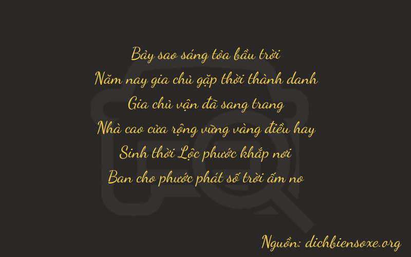 Thơ dịch biển số xe 75158