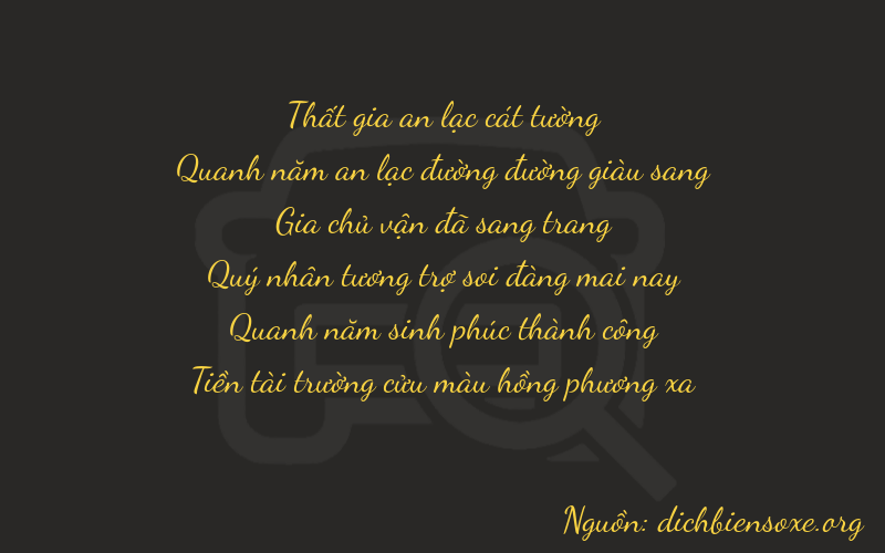 Thơ dịch biển số xe 75159