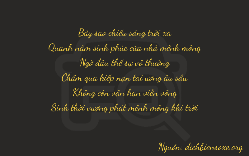 Thơ dịch biển số xe 75200