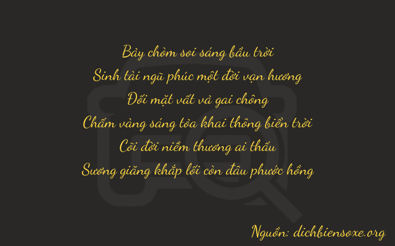 Thơ dịch biển số xe 75244