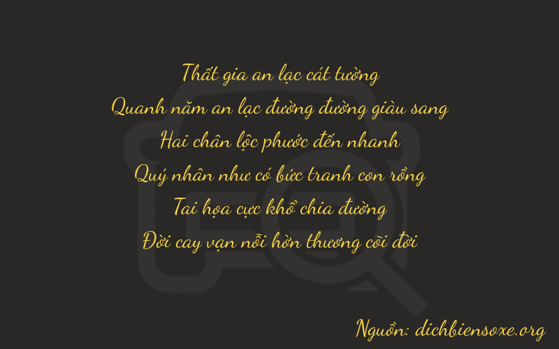 Thơ dịch biển số xe 75267
