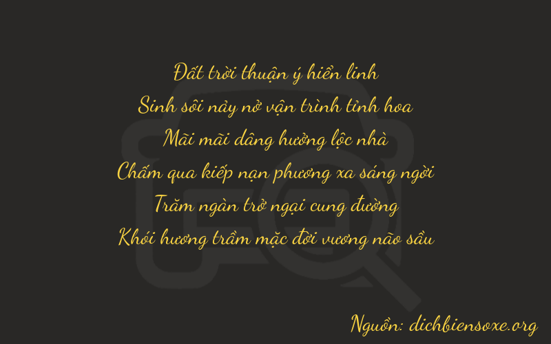 Thơ dịch biển số xe 75278