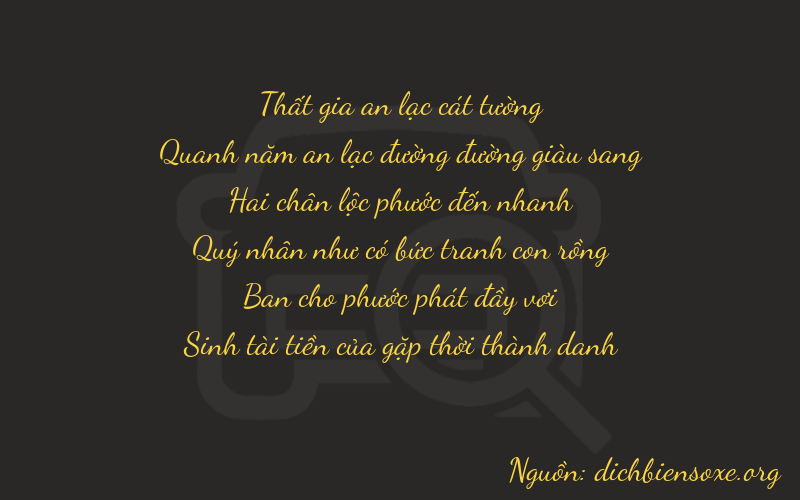 Thơ dịch biển số xe 75285