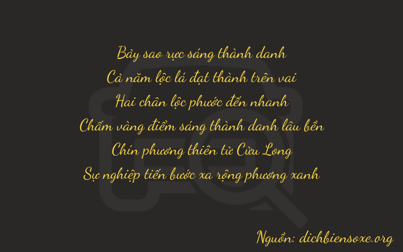 Thơ dịch biển số xe 75292