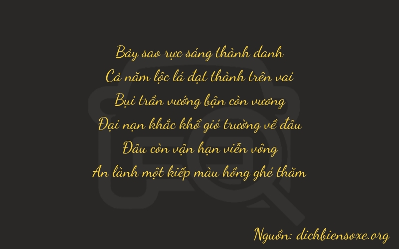 Thơ dịch biển số xe 75301
