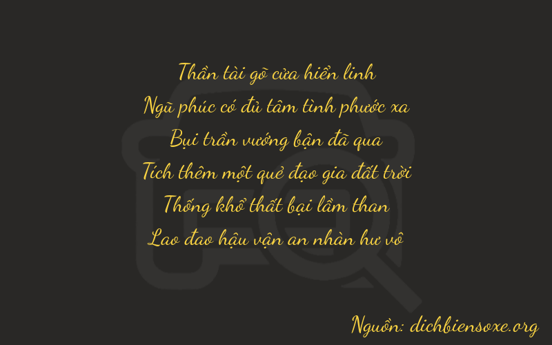 Thơ dịch biển số xe 75313