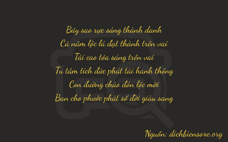 Thơ dịch biển số xe 75328