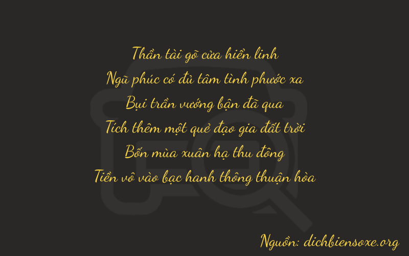 Thơ dịch biển số xe 75340