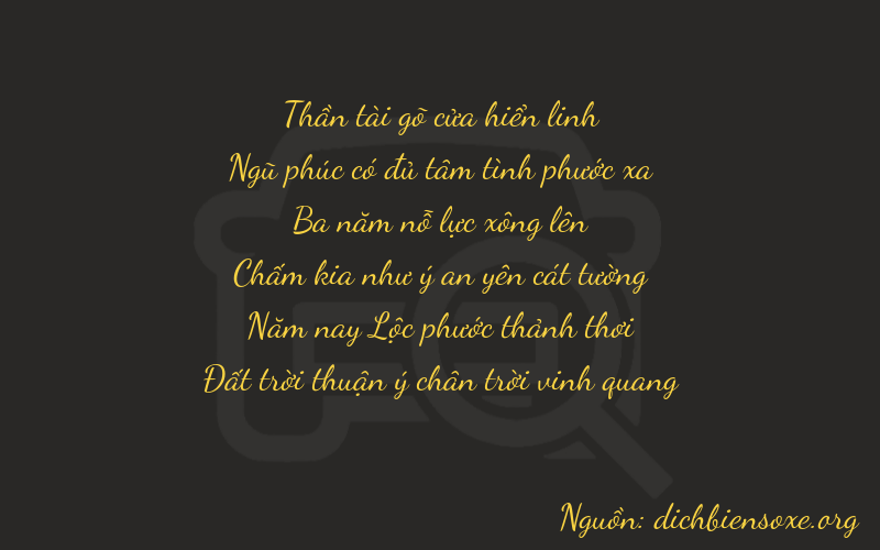 Thơ dịch biển số xe 75358
