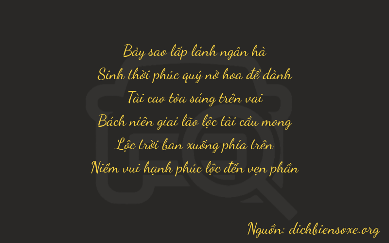 Thơ dịch biển số xe 75363