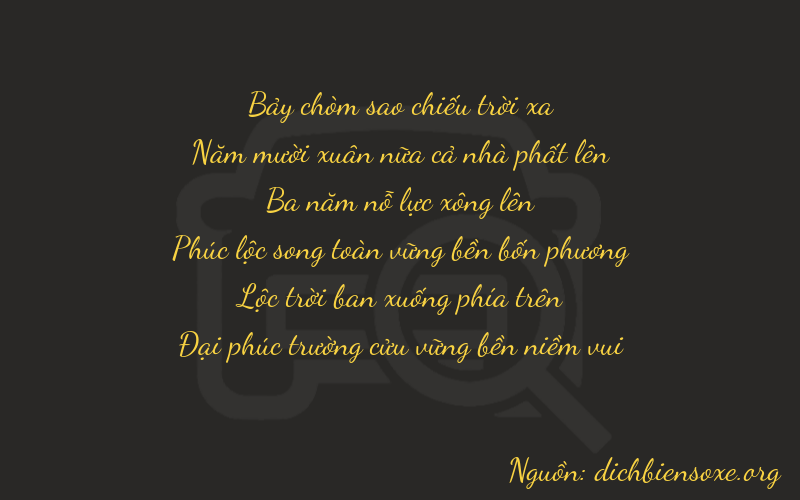 Thơ dịch biển số xe 75369