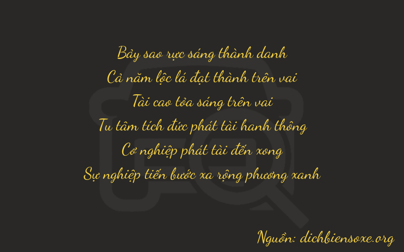 Thơ dịch biển số xe 75382
