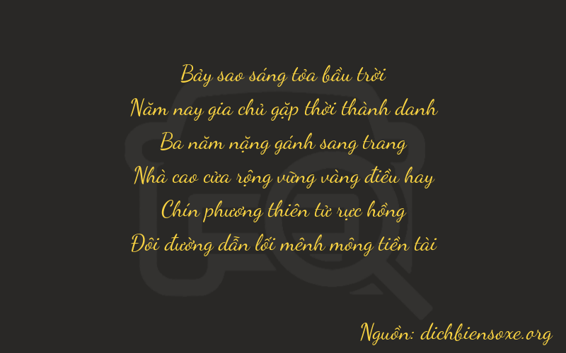 Thơ dịch biển số xe 75392