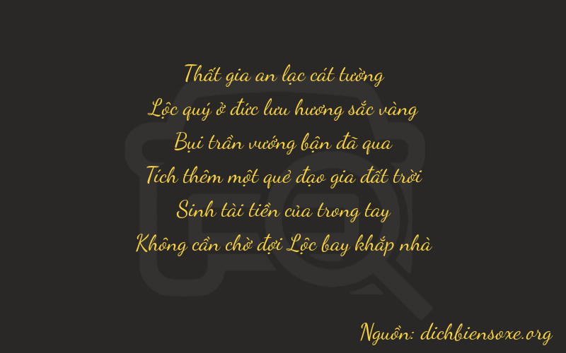 Thơ dịch biển số xe 76330