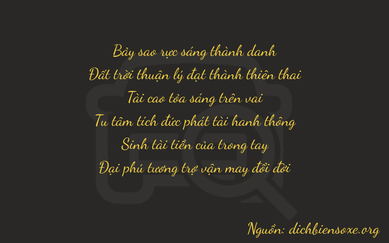 Thơ dịch biển số xe 76336