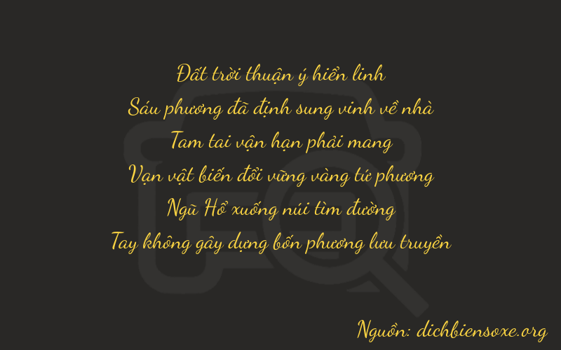 Thơ dịch biển số xe 76350