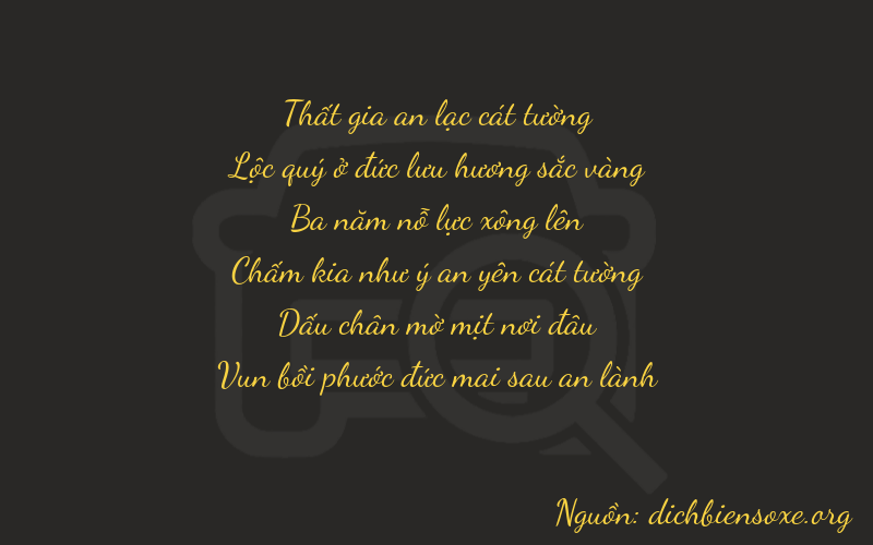 Thơ dịch biển số xe 76357