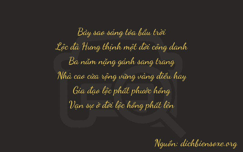 Thơ dịch biển số xe 76364