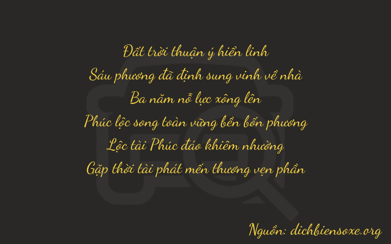 Thơ dịch biển số xe 76368