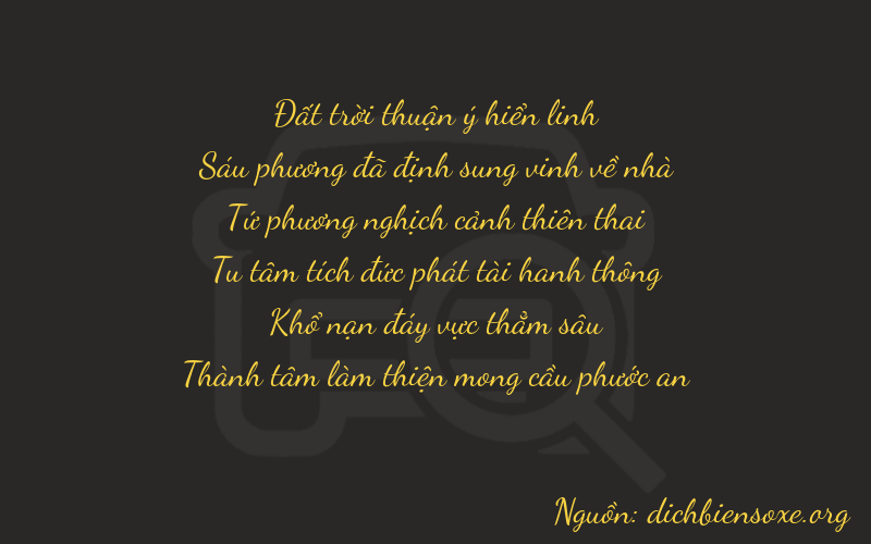 Thơ dịch biển số xe 76413