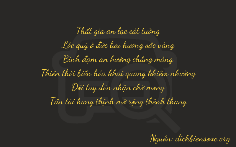 Thơ dịch biển số xe 76528