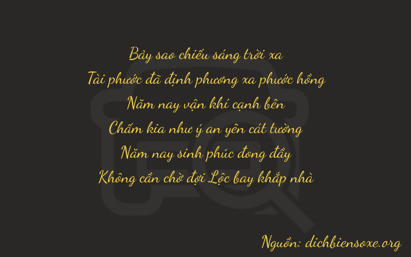 Thơ dịch biển số xe 76550