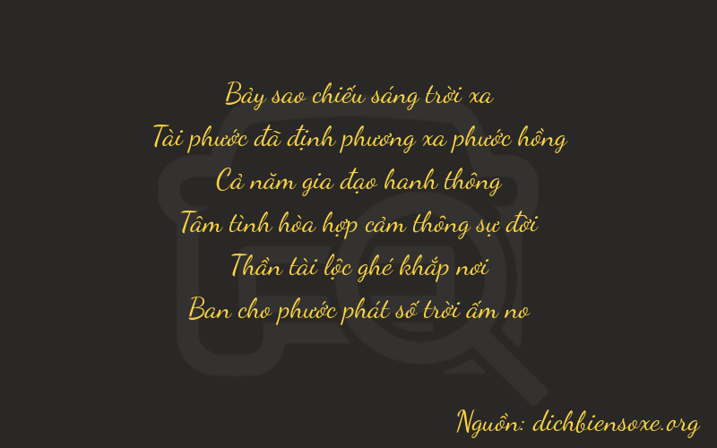 Thơ dịch biển số xe 76568