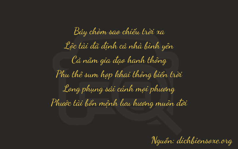 Thơ dịch biển số xe 76576