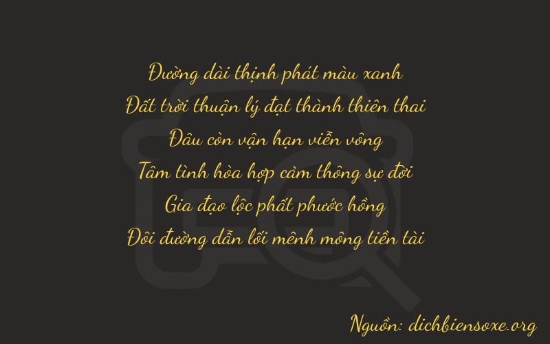 Thơ dịch biển số xe 86062
