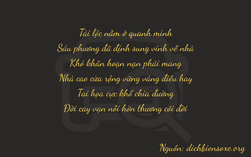 Thơ dịch biển số xe 86067