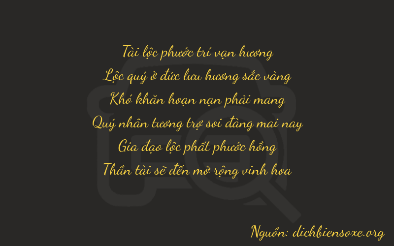 Thơ dịch biển số xe 86068