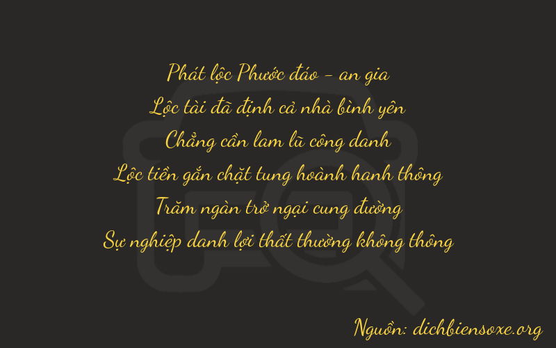 Thơ dịch biển số xe 86072