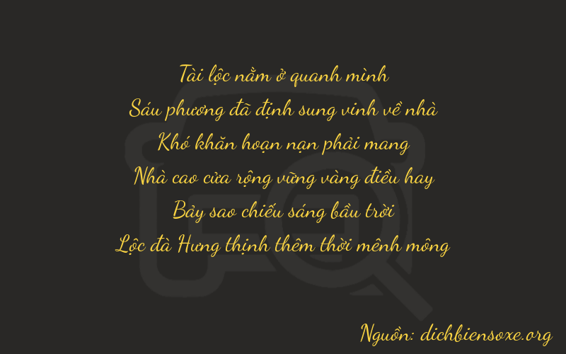 Thơ dịch biển số xe 86076