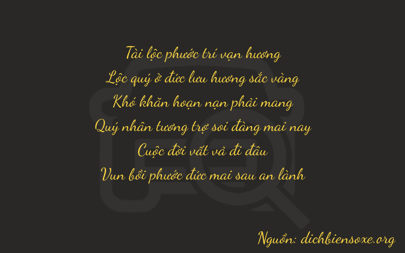 Thơ dịch biển số xe 86077