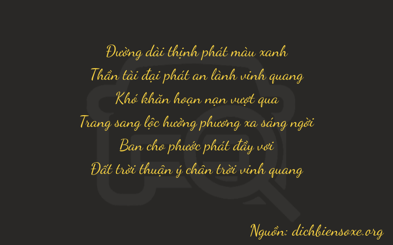 Thơ dịch biển số xe 86088