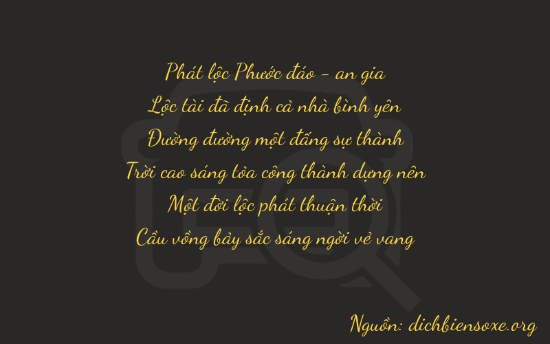 Thơ dịch biển số xe 86117