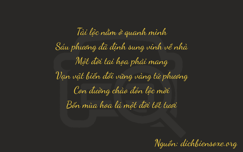 Thơ dịch biển số xe 86121