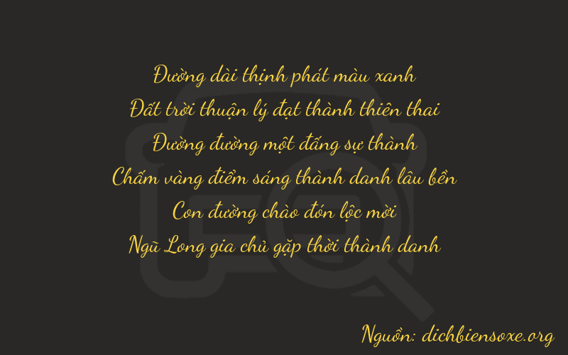 Thơ dịch biển số xe 86125