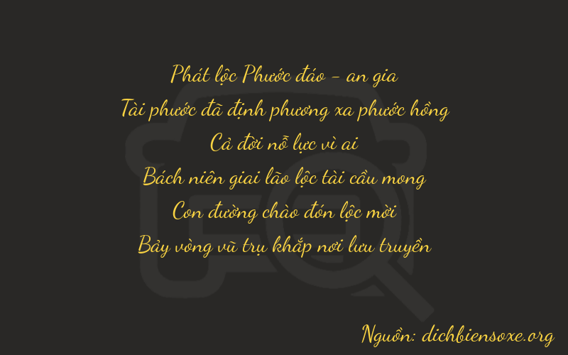 Thơ dịch biển số xe 86127
