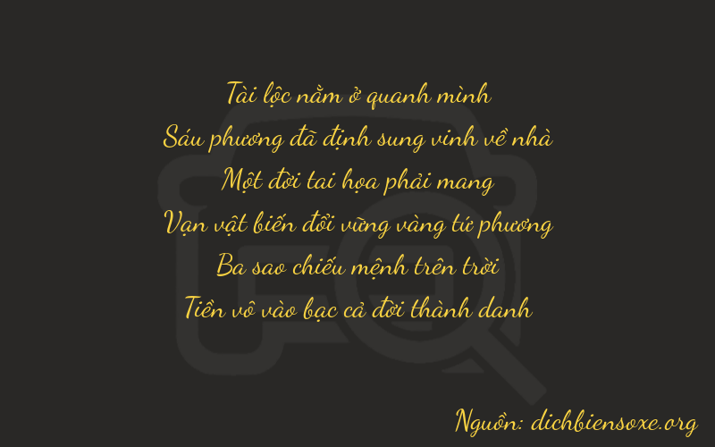 Thơ dịch biển số xe 86130