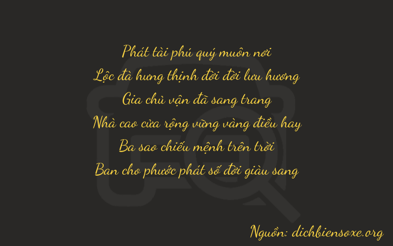 Thơ dịch biển số xe 86138