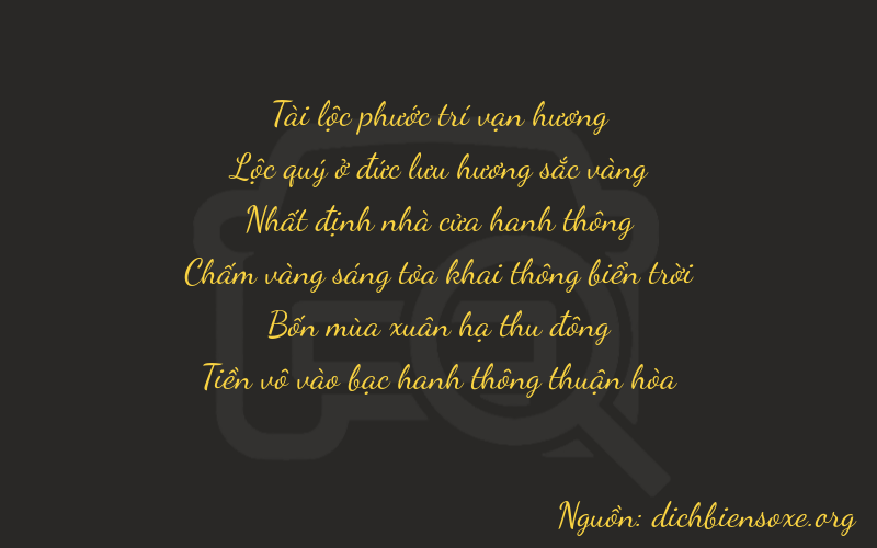 Thơ dịch biển số xe 86140